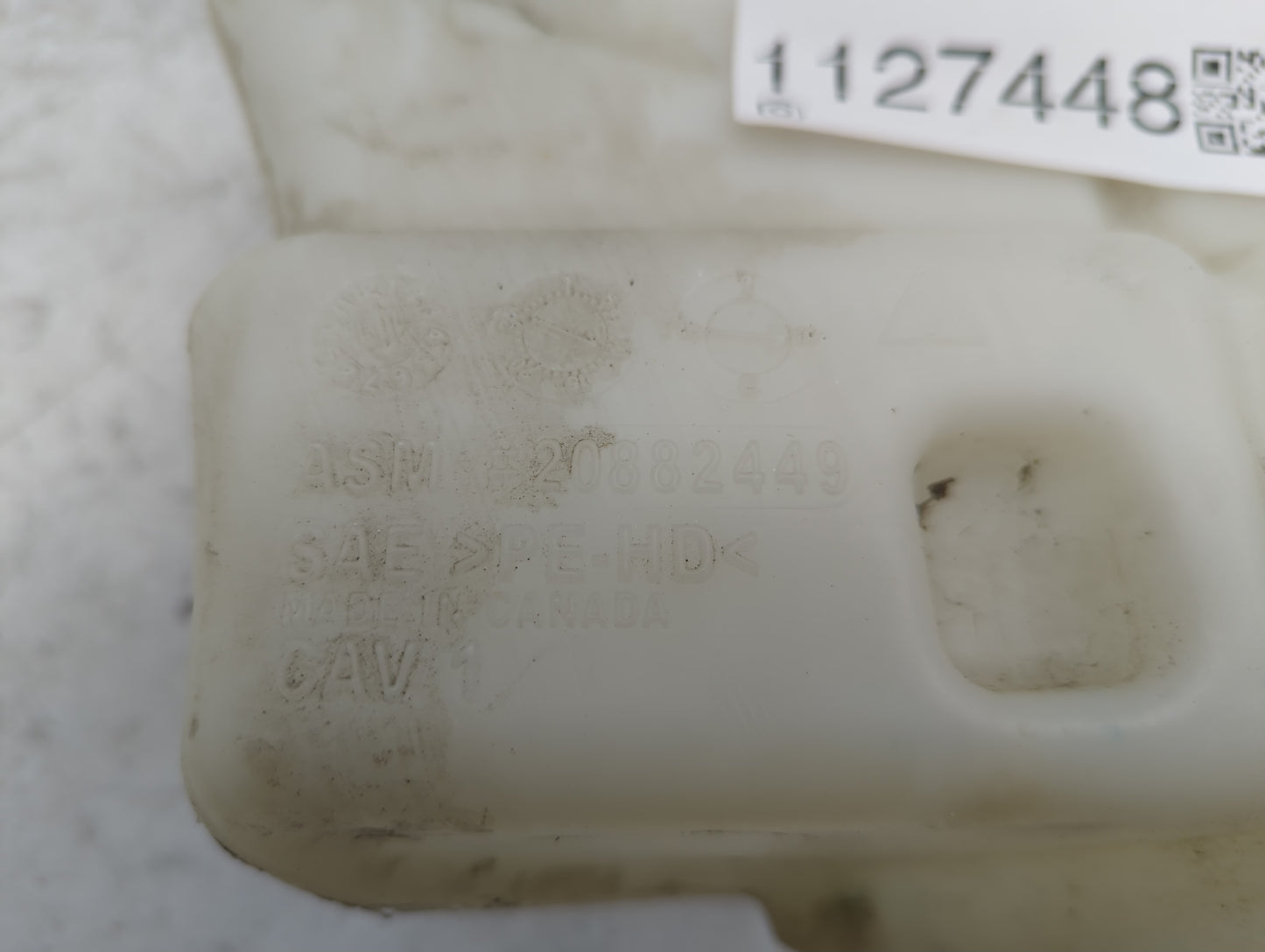 2010-2017 Gmc Terrain Windshield Washer Fluid Reservoir Bottle Oem - Oemusedautoparts1.com