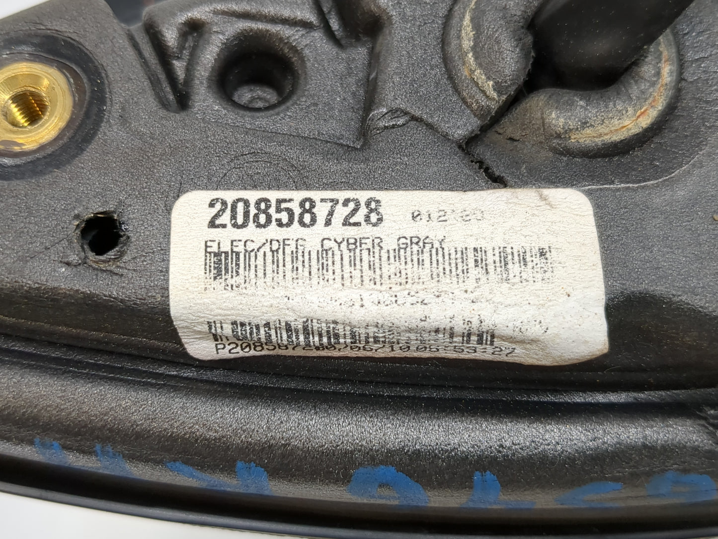 2010-2011 Gmc Terrain Side Mirror Replacement Passenger Right View Door Mirror P/N:20858728 Fits Fits 2010 2011 OEM Used Aut