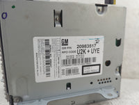 2011 Gmc Terrain Radio AM FM Cd Player Receiver Replacement P/N:20983517 Fits Fits 2010 2012 OEM Used Auto Parts - Oemusedau
