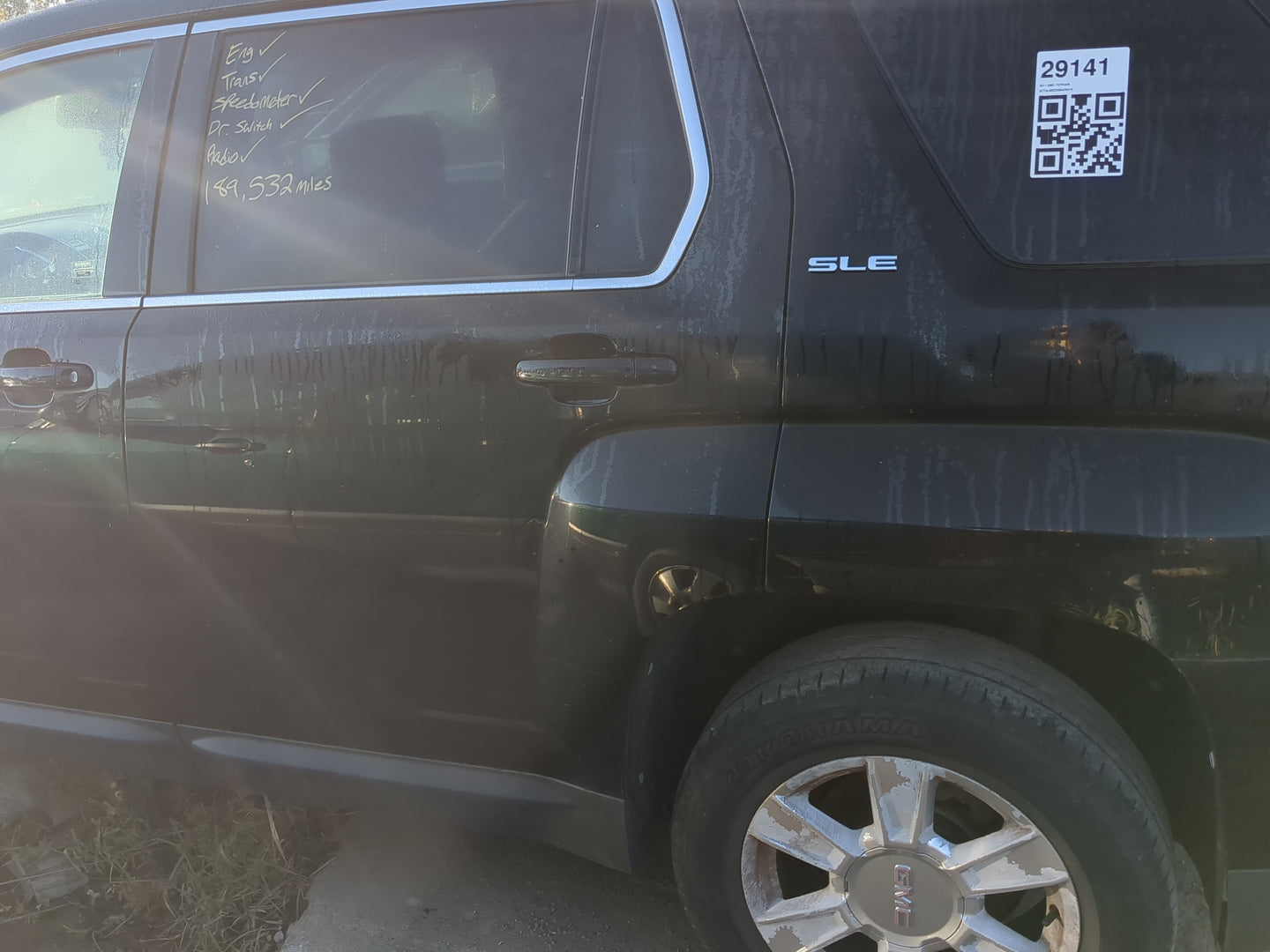 2010-2015 Gmc Terrain Driver Rear Door Oem - Oemusedautoparts1.com