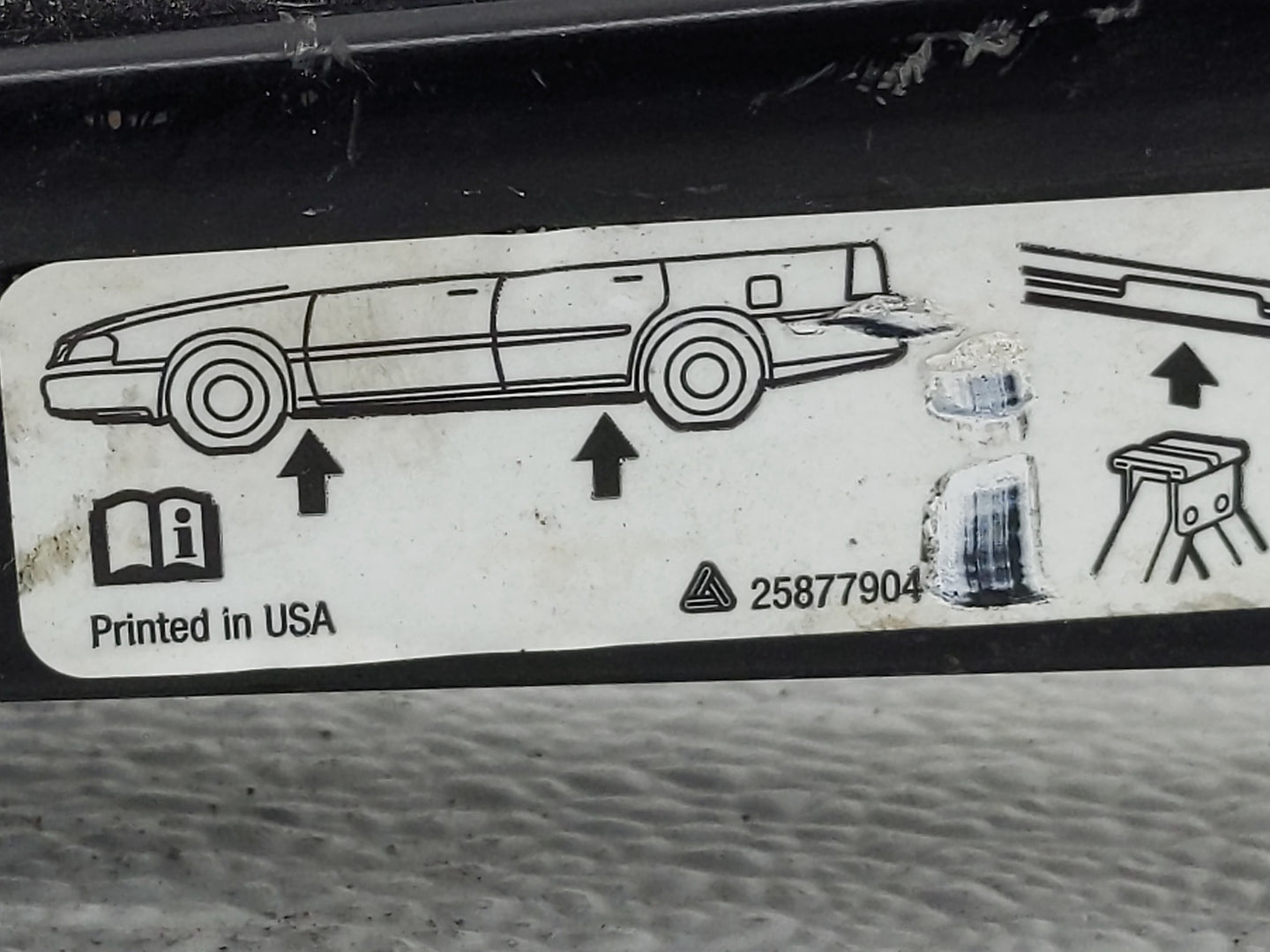 2011 Gmc Terrain Spare Scissor Car Jack - Oemusedautoparts1.com
