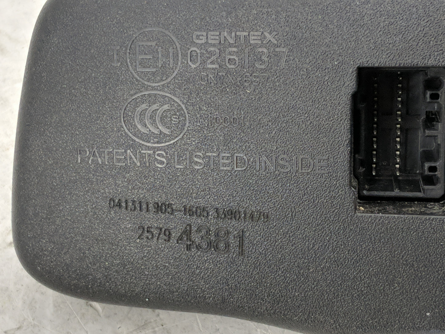 2010-2011 Gmc Terrain Interior Rear View Mirror Replacement OEM P/N:25794381 Fits Fits 2009 2010 2011 2012 2013 2014 OEM Use