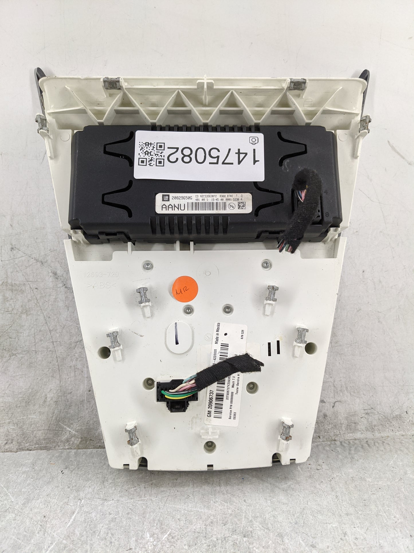 2011 Gmc Terrain Climate Control Module Temperature AC/Heater Replacement P/N:20829650G A2C53363872, 20906737 Fits OEM Used 