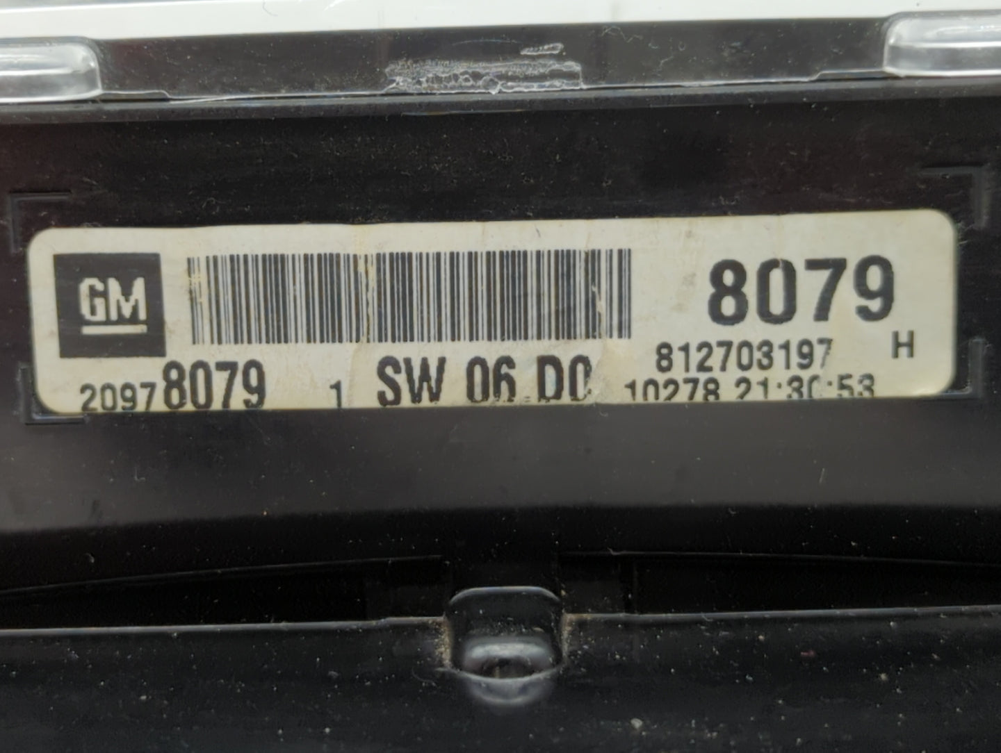 2011 Gmc Terrain Instrument Cluster Speedometer Gauges P/N:22783663 20978081, 20978079, 22783661 Fits OEM Used Auto Parts - 