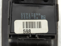2010-2017 Gmc Terrain Master Power Window Switch Replacement Driver Side Left P/N:20917598 Fits OEM Used Auto Parts - Oemuse