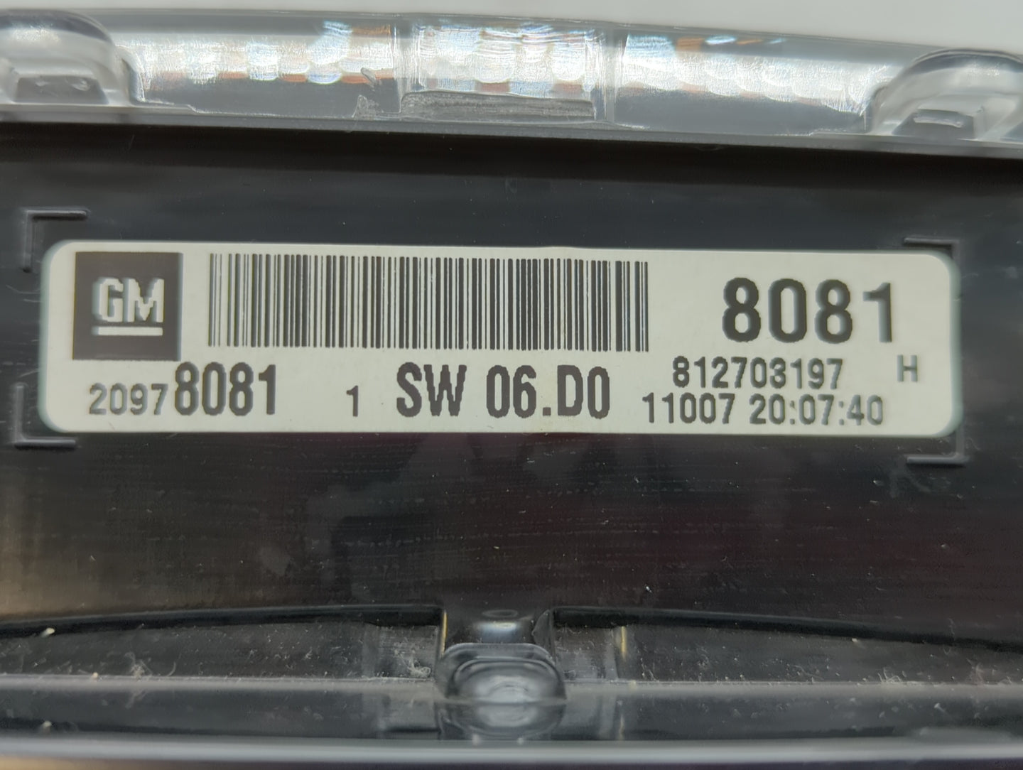 2011 Gmc Terrain Instrument Cluster Speedometer Gauges P/N:22783663 20978081, 20978079, 22783661 Fits OEM Used Auto Parts - 