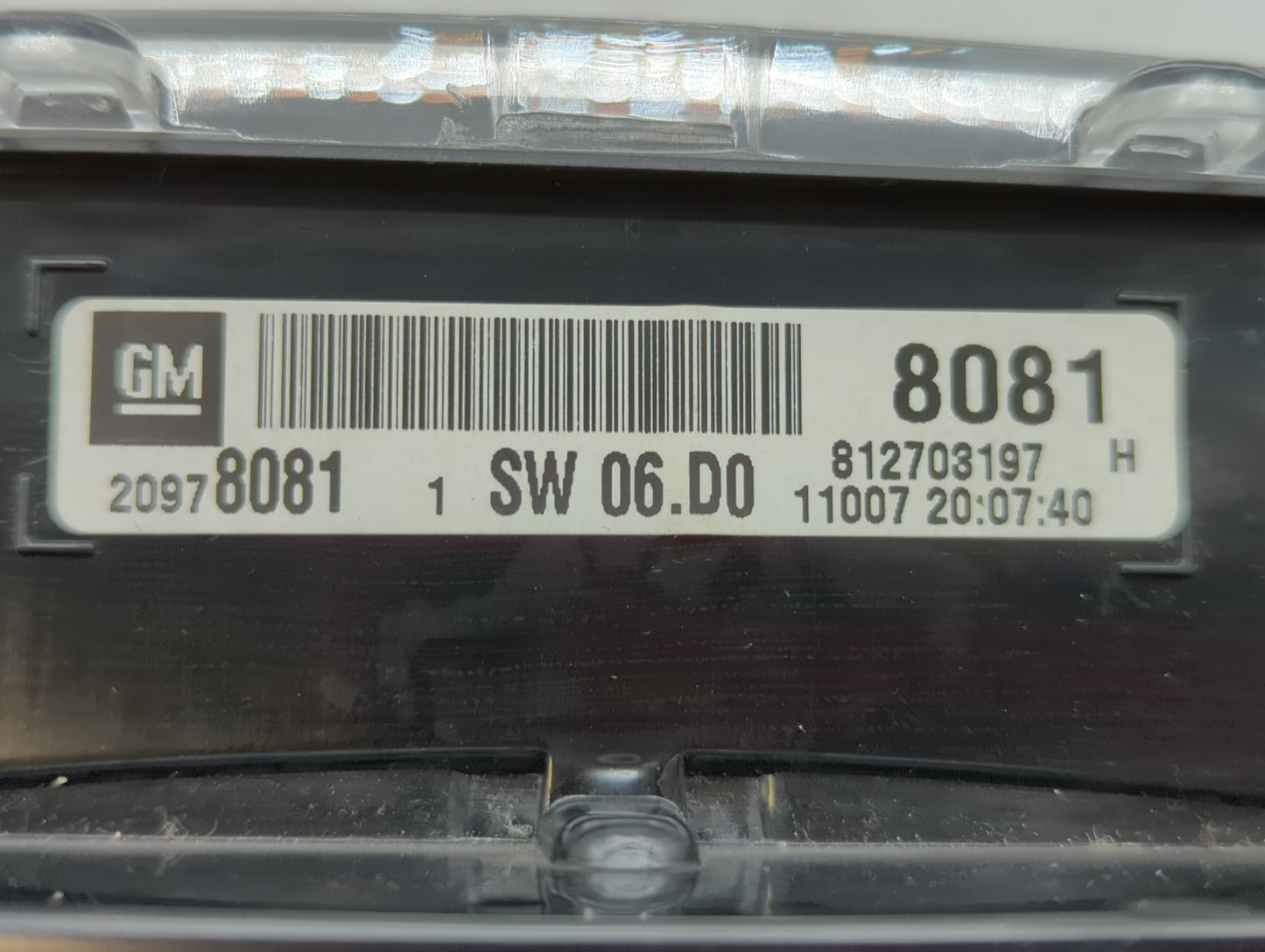 2011 Gmc Terrain Instrument Cluster Speedometer Gauges P/N:22783663 20978081, 20978079, 22783661 Fits OEM Used Auto Parts - 
