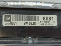 2011 Gmc Terrain Instrument Cluster Speedometer Gauges P/N:22783663 20978081, 20978079, 22783661 Fits OEM Used Auto Parts - 