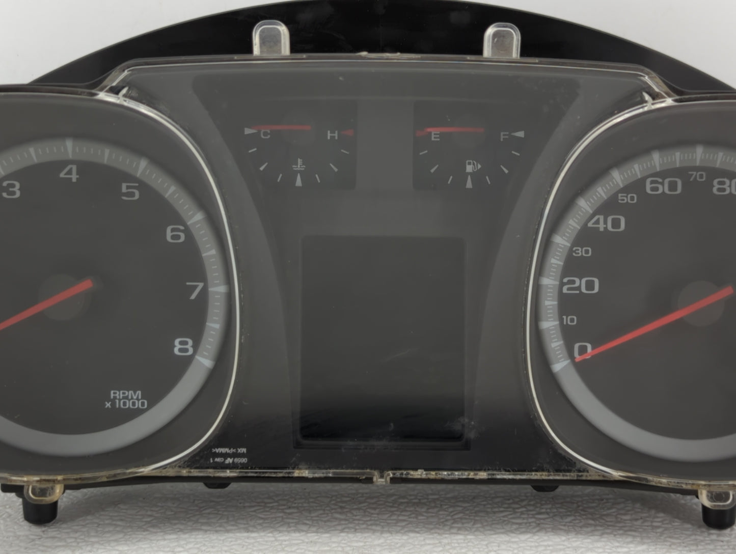 2011 Gmc Terrain Instrument Cluster Speedometer Gauges P/N:22783663 20978081, 20978079, 22783661 Fits OEM Used Auto Parts - 