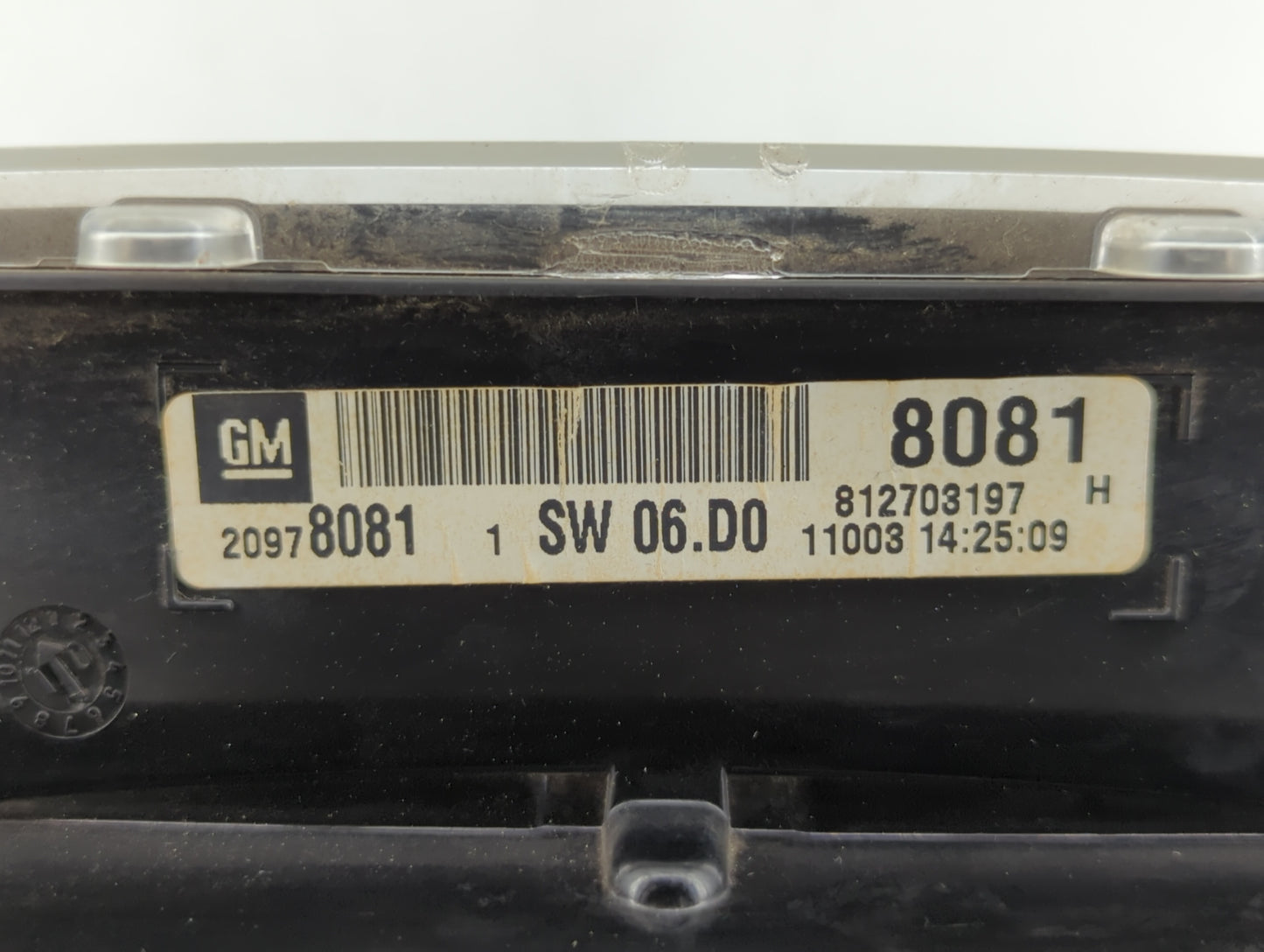 2011 Gmc Terrain Instrument Cluster Speedometer Gauges P/N:22783663 20978081, 20978079, 22783661 Fits OEM Used Auto Parts - 