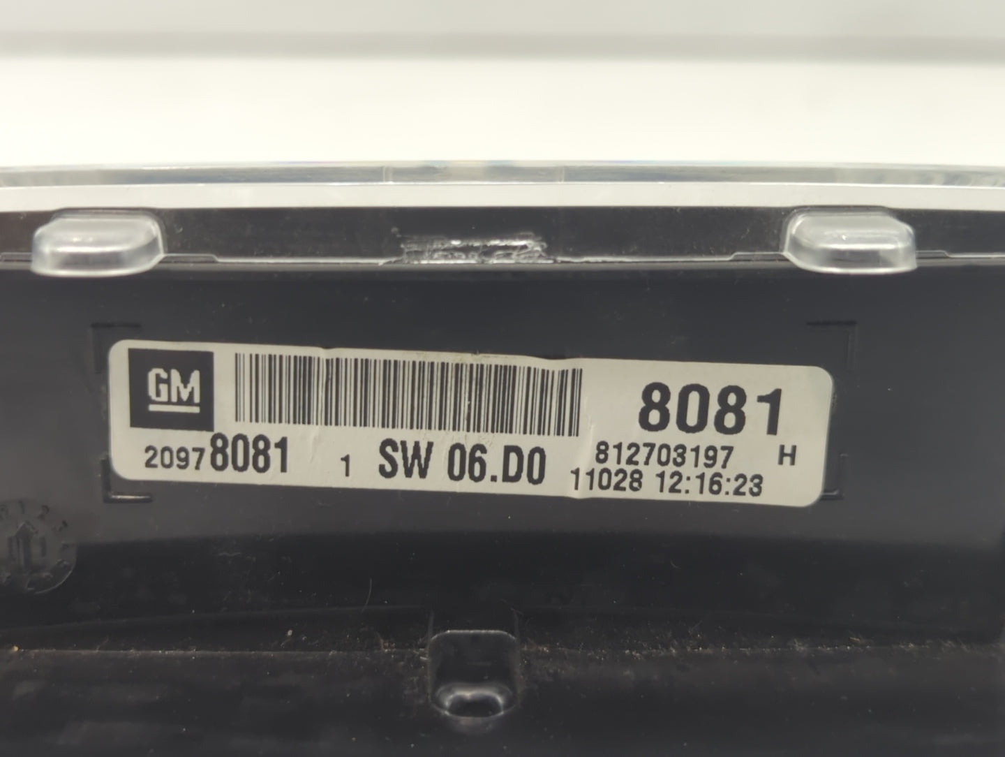 2011 Gmc Terrain Instrument Cluster Speedometer Gauges P/N:22783663 20978081, 20978079, 22783661 Fits OEM Used Auto Parts - 