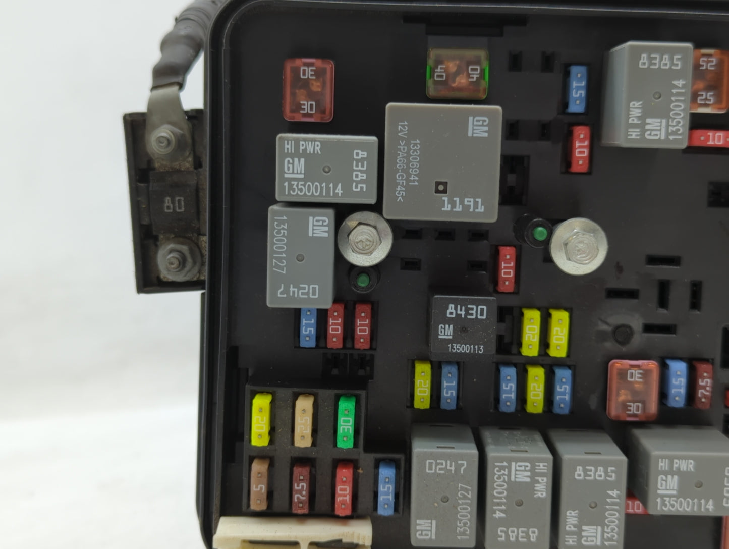 2011 Gmc Terrain Fusebox Fuse Box Panel Relay Module P/N:20899627 20899629 Fits OEM Used Auto Parts - Oemusedautoparts1.com