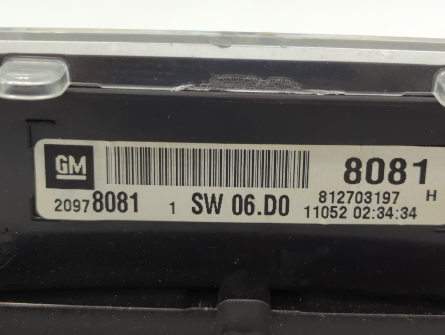 2011 Gmc Terrain Instrument Cluster Speedometer Gauges P/N:22783663 20978081, 20978079, 22783661 Fits OEM Used Auto Parts - 