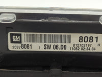 2011 Gmc Terrain Instrument Cluster Speedometer Gauges P/N:22783663 20978081, 20978079, 22783661 Fits OEM Used Auto Parts - 