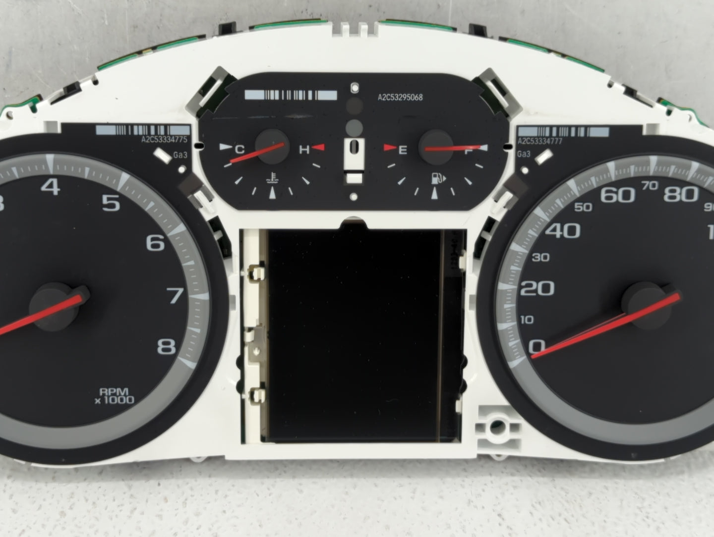 2011 Gmc Terrain Instrument Cluster Speedometer Gauges P/N:20978081 22783663, 20978079, 22783661 Fits OEM Used Auto Parts - 