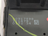 2010-2017 Gmc Terrain Master Power Window Switch Replacement Driver Side Left P/N:20917598 2091-7598 Fits OEM Used Auto Part