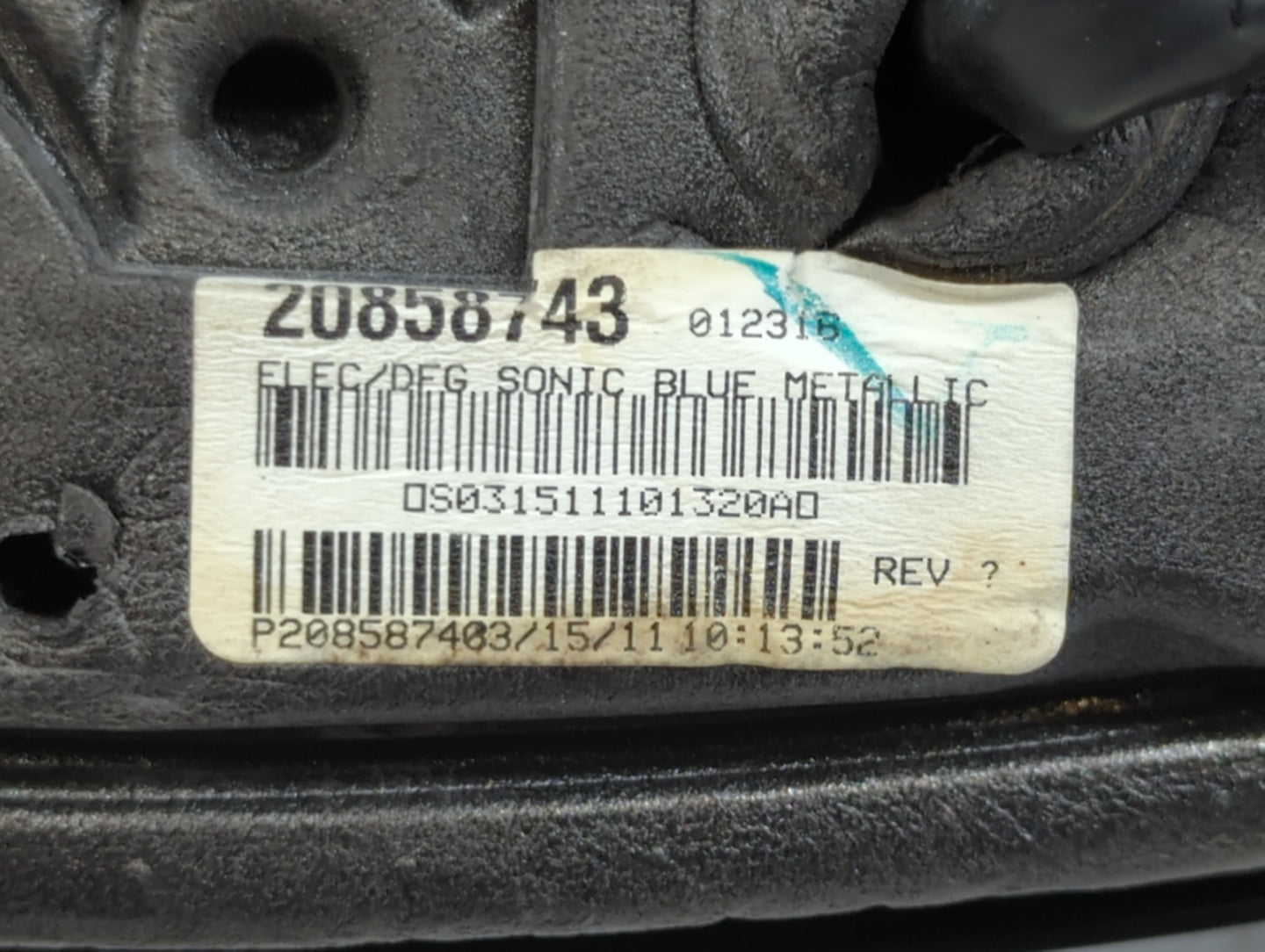 2010-2011 Gmc Terrain Passenger Side View Mirror - Right Door Mirror OEM Used - Oemusedautoparts1.com