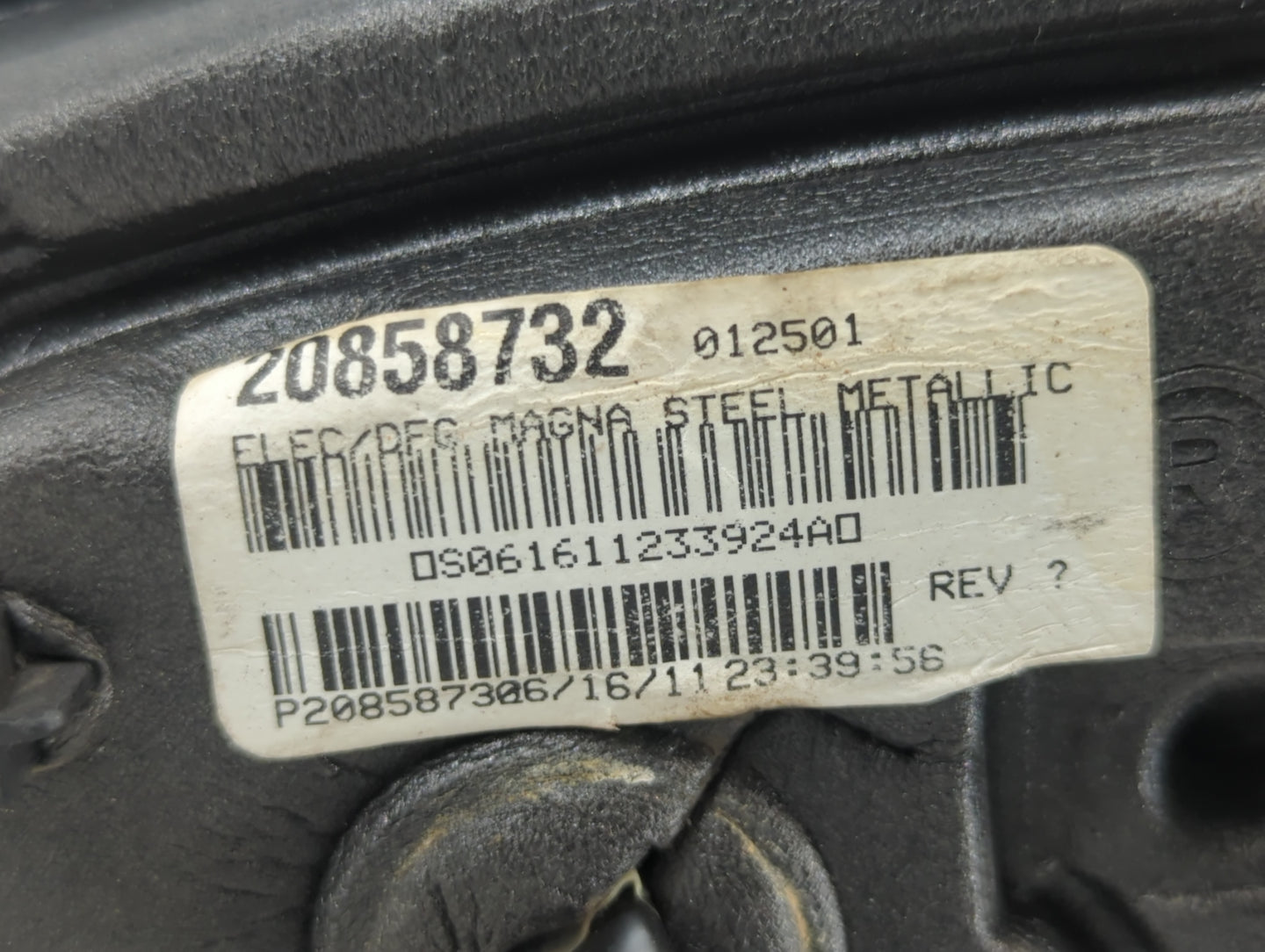 2010-2011 Gmc Terrain Passenger Side View Mirror - Right Door Mirror OEM Used - Oemusedautoparts1.com
