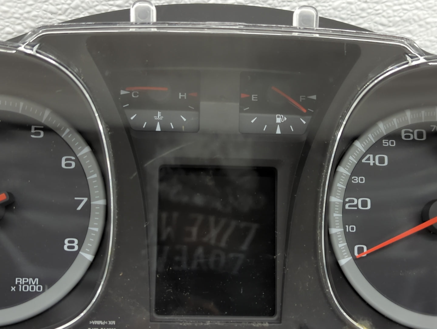 2011 Gmc Terrain Instrument Cluster Speedometer Gauges P/N:20978081 22783663, 20978079, 22783661 Fits OEM Used Auto Parts - 