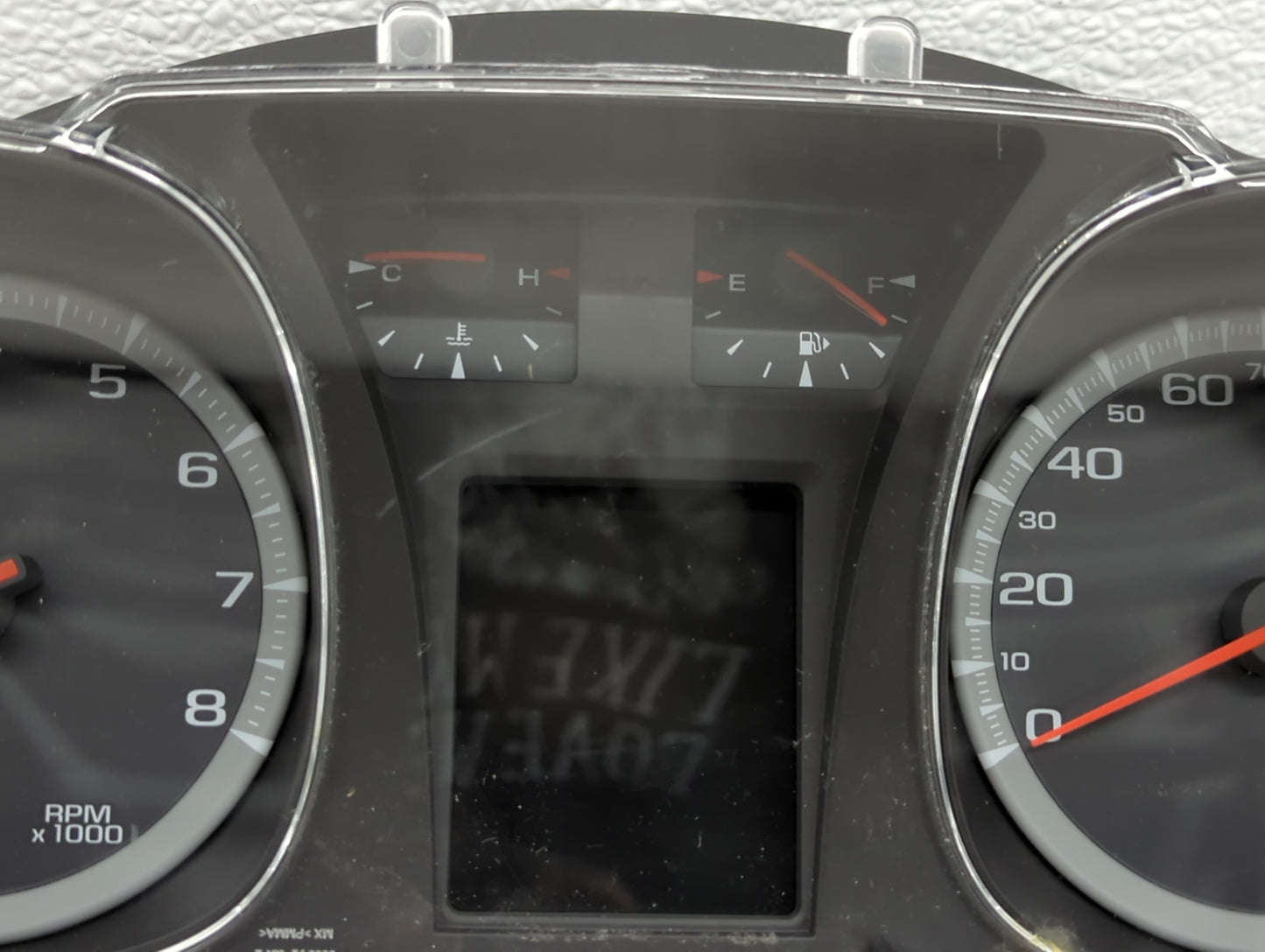 2011 Gmc Terrain Instrument Cluster Speedometer Gauges P/N:20978081 22783663, 20978079, 22783661 Fits OEM Used Auto Parts - 