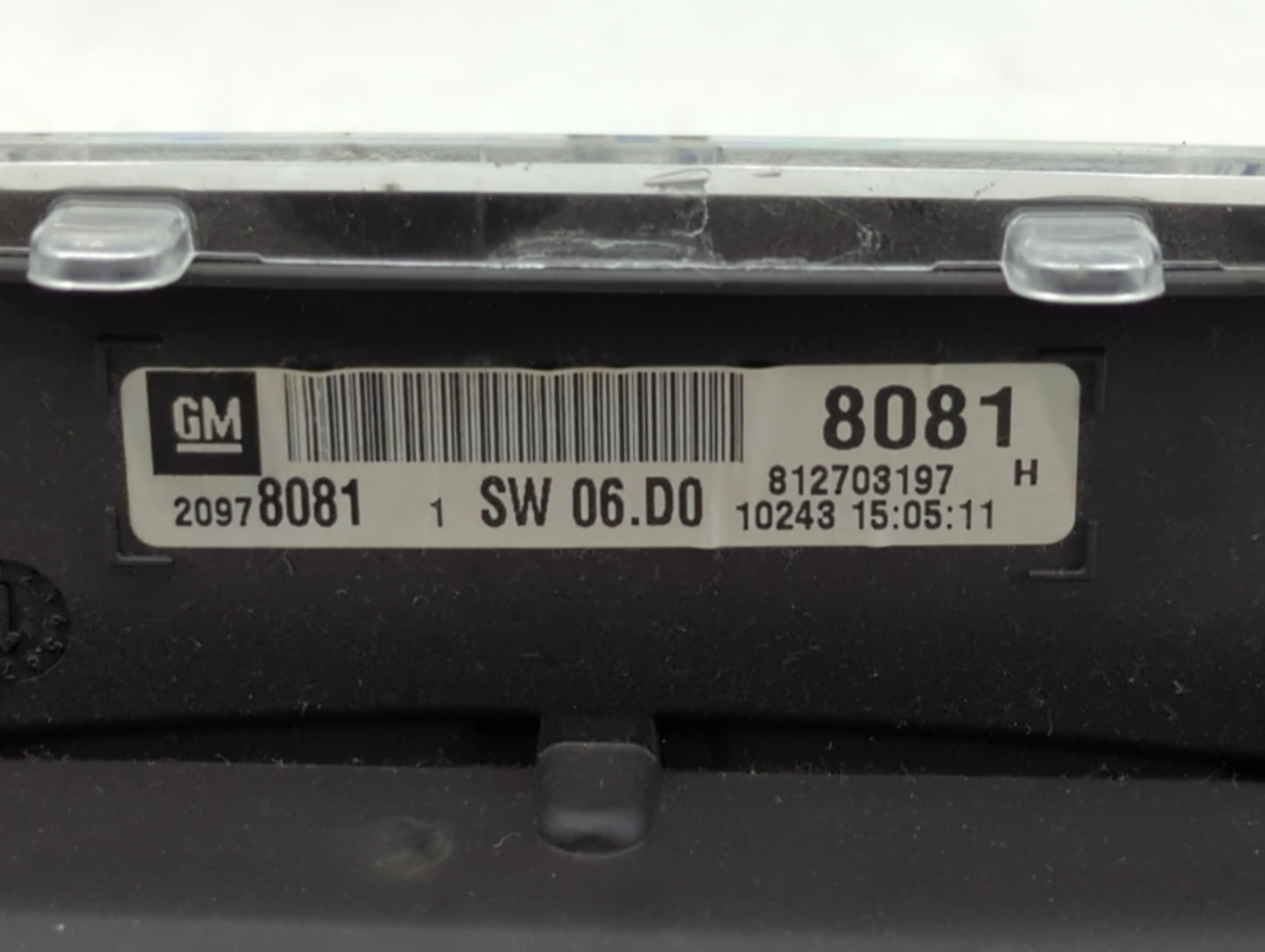 2011 Gmc Terrain Instrument Cluster Speedometer Gauges P/N:20978081 22783663, 20978079, 22783661 Fits OEM Used Auto Parts - 