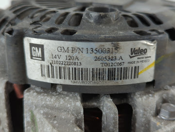 2010-2017 Gmc Terrain Alternator Replacement Generator Charging Assembly Engine OEM P/N:2605323 A 13500315 Fits OEM Used Auto Parts