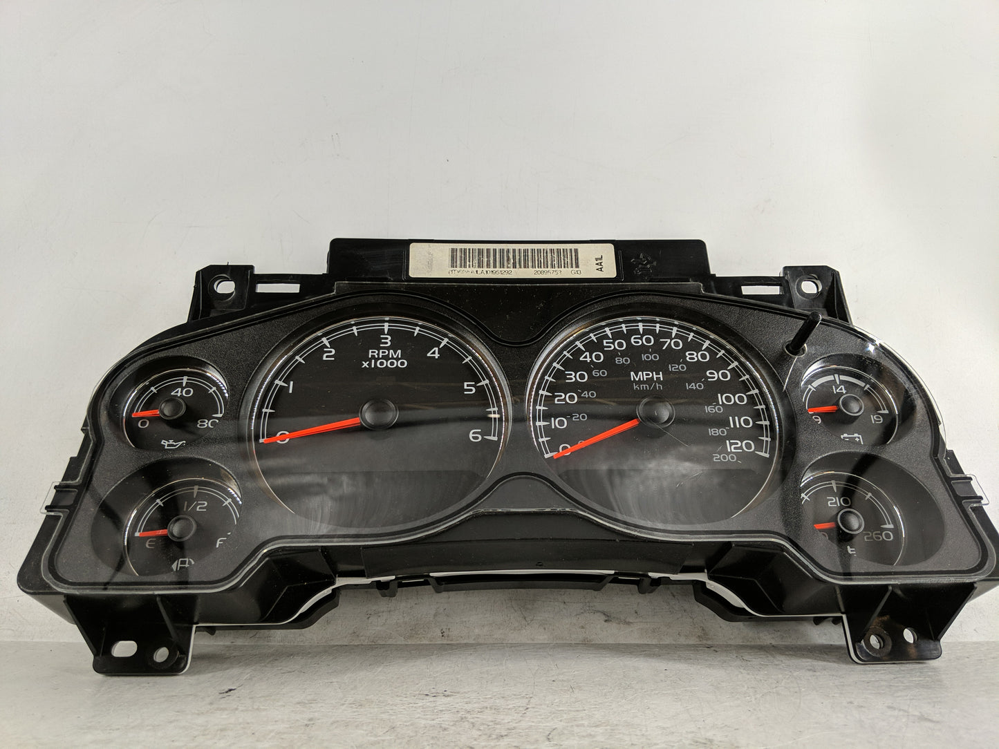 2010-2011 Gmc Yukon Instrument Cluster Speedometer Gauges P/N:20895753 Fits Fits 2010 2011 OEM Used Auto Parts - Oemusedauto