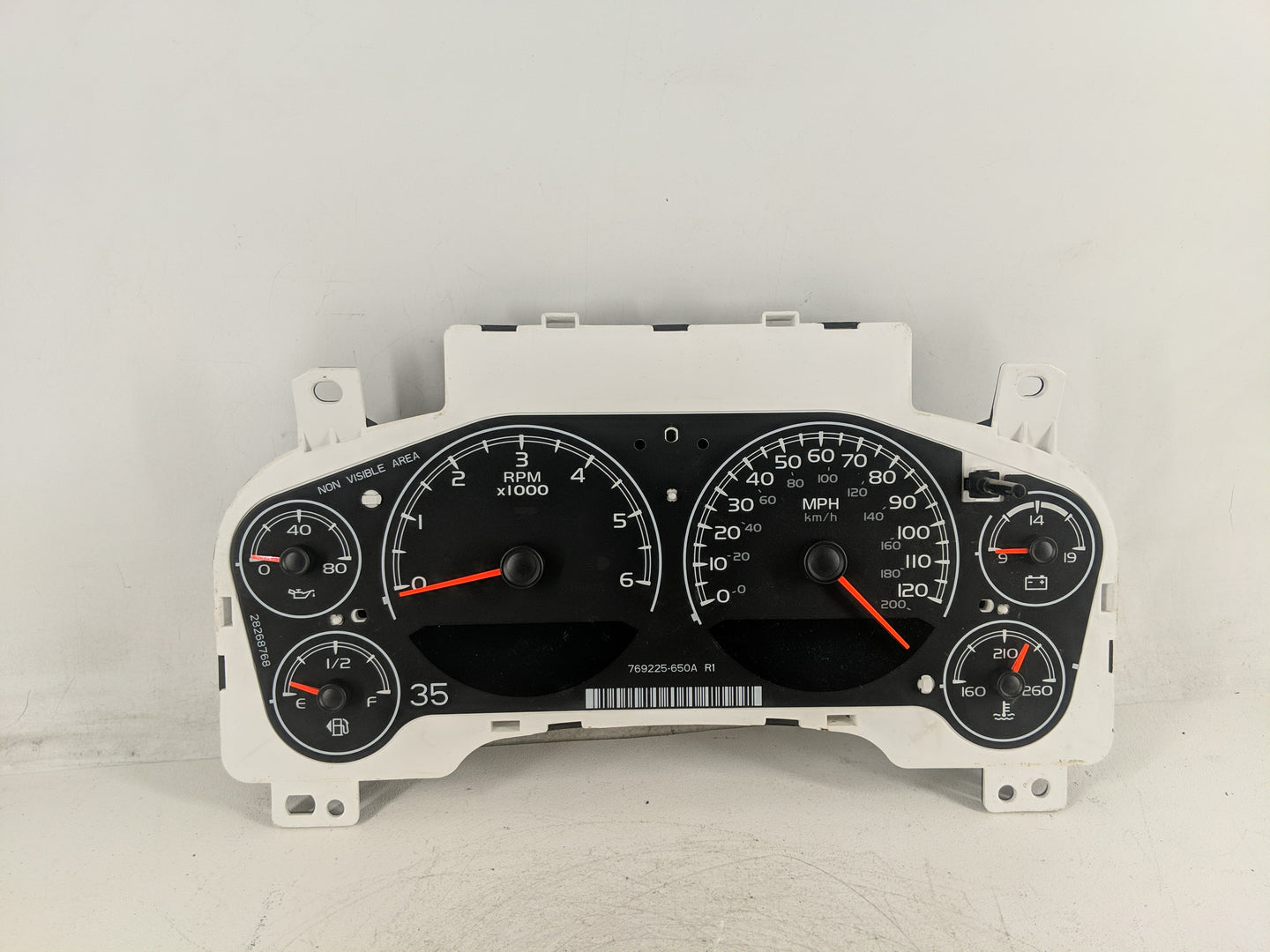 2010-2011 Gmc Yukon Instrument Cluster Speedometer Gauges P/N:20895753 Fits Fits 2010 2011 OEM Used Auto Parts - Oemusedauto