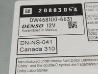 2011 Gmc Yukon Radio AM FM Cd Player Receiver Replacement P/N:DW468100-6631 20883054 Fits OEM Used Auto Parts - Oemusedautop