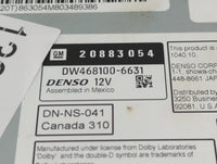 2011 Gmc Yukon Radio AM FM Cd Player Receiver Replacement P/N:20883054 Fits OEM Used Auto Parts - Oemusedautoparts1.com
