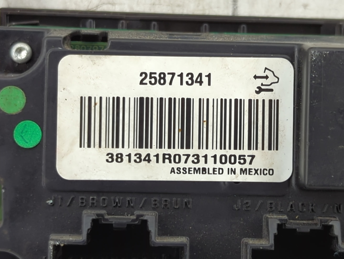 2007-2011 Gmc Yukon Climate Control Module Temperature AC/Heater Replacement P/N:25871341 Fits Fits 2007 2008 2009 2010 2011