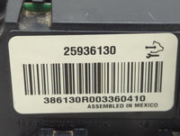 2007-2011 Gmc Yukon Climate Control Module Temperature AC/Heater Replacement P/N:25936130 Fits Fits 2007 2008 2009 2010 2011