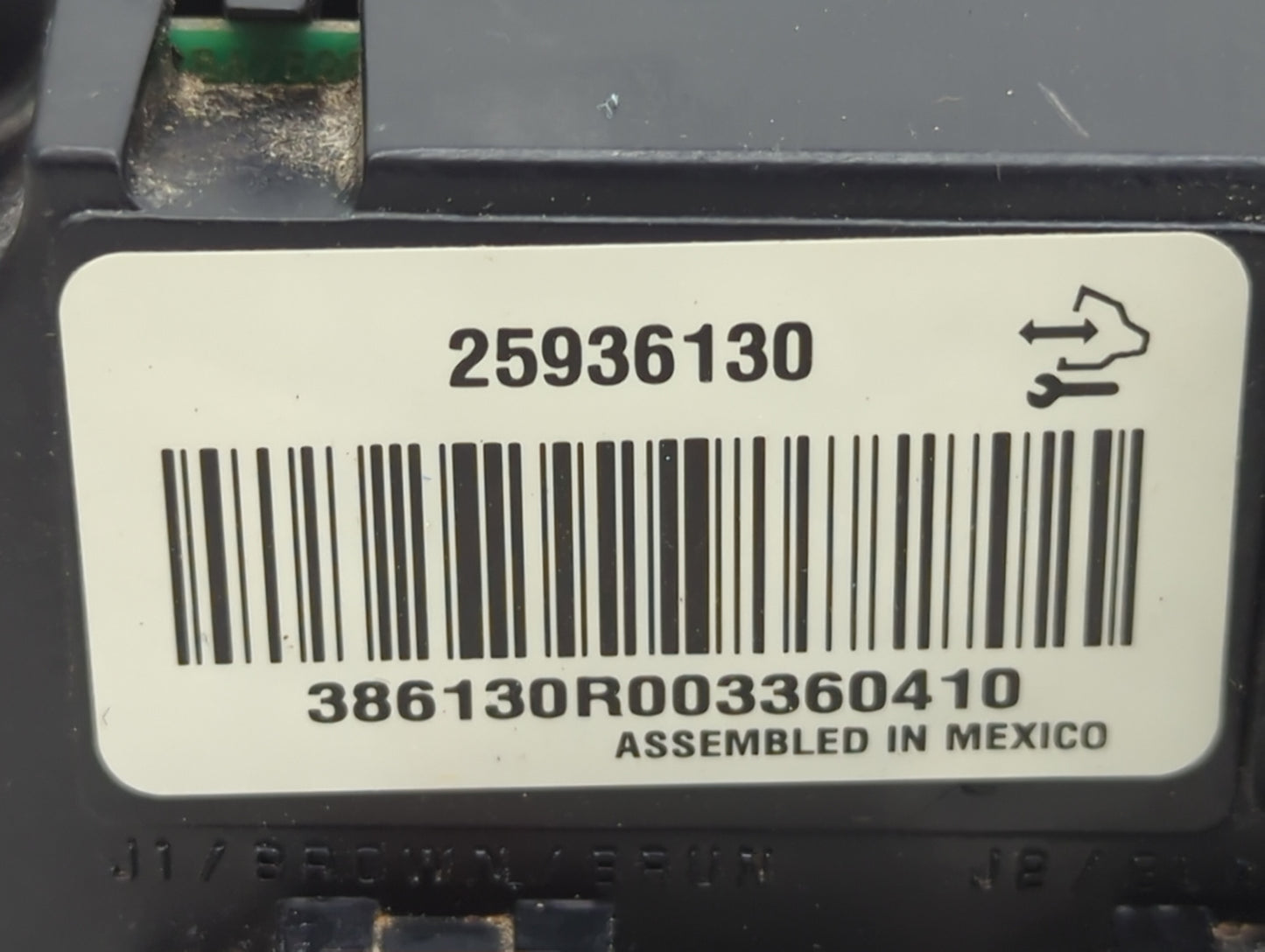 2007-2011 Gmc Yukon Climate Control Module Temperature AC/Heater Replacement P/N:25936130 Fits Fits 2007 2008 2009 2010 2011