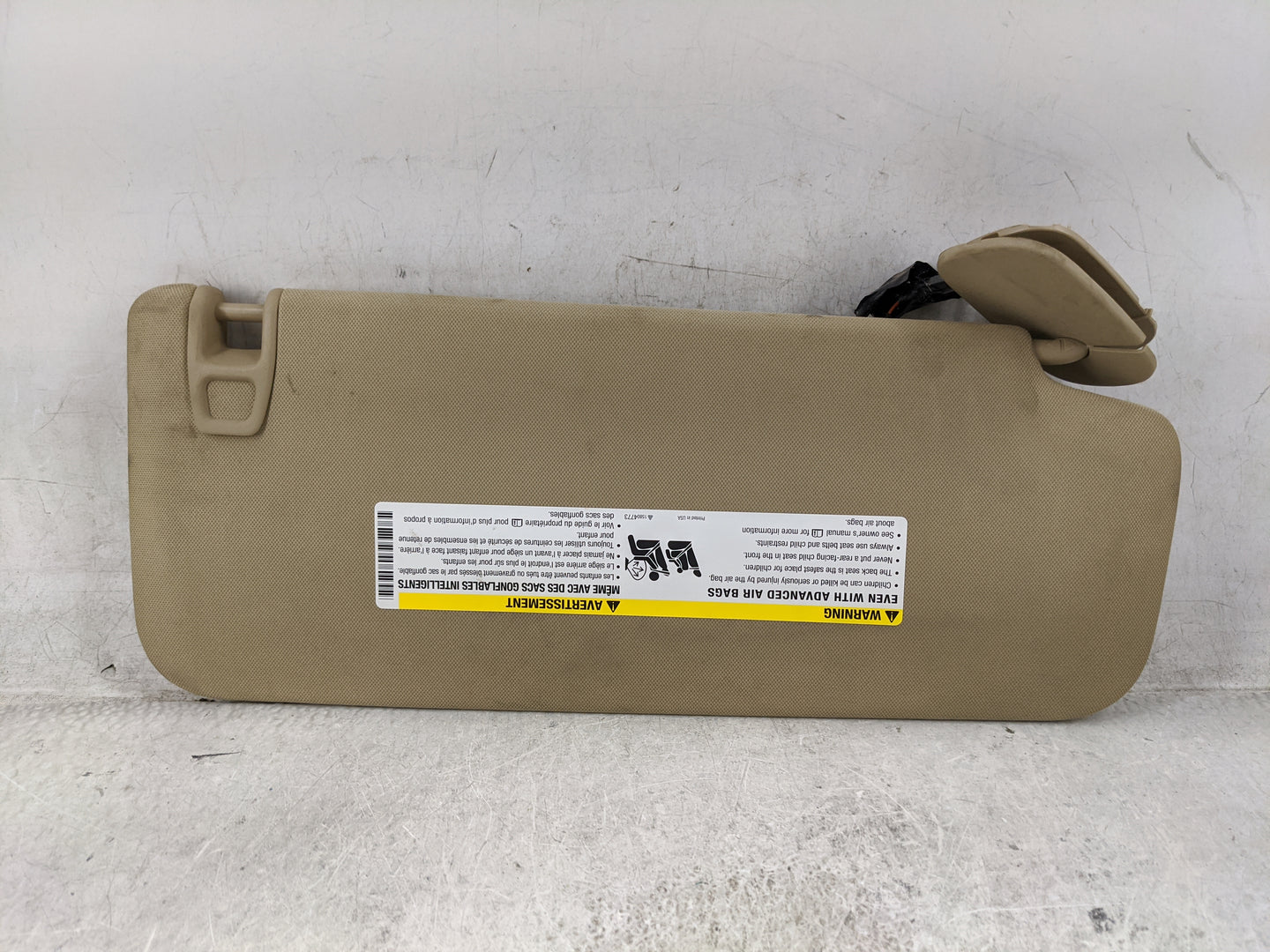 2007-2014 Gmc Yukon Sun Visor Shade Replacement Driver Left Mirror Fits Fits 2007 2008 2009 2010 2011 2012 2013 2014 OEM Use