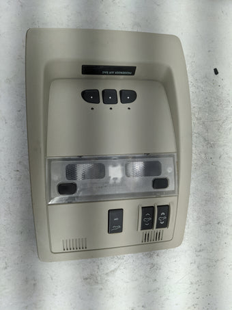 compare product 2011 Gmc Yukon Overhead Roof Console Tan