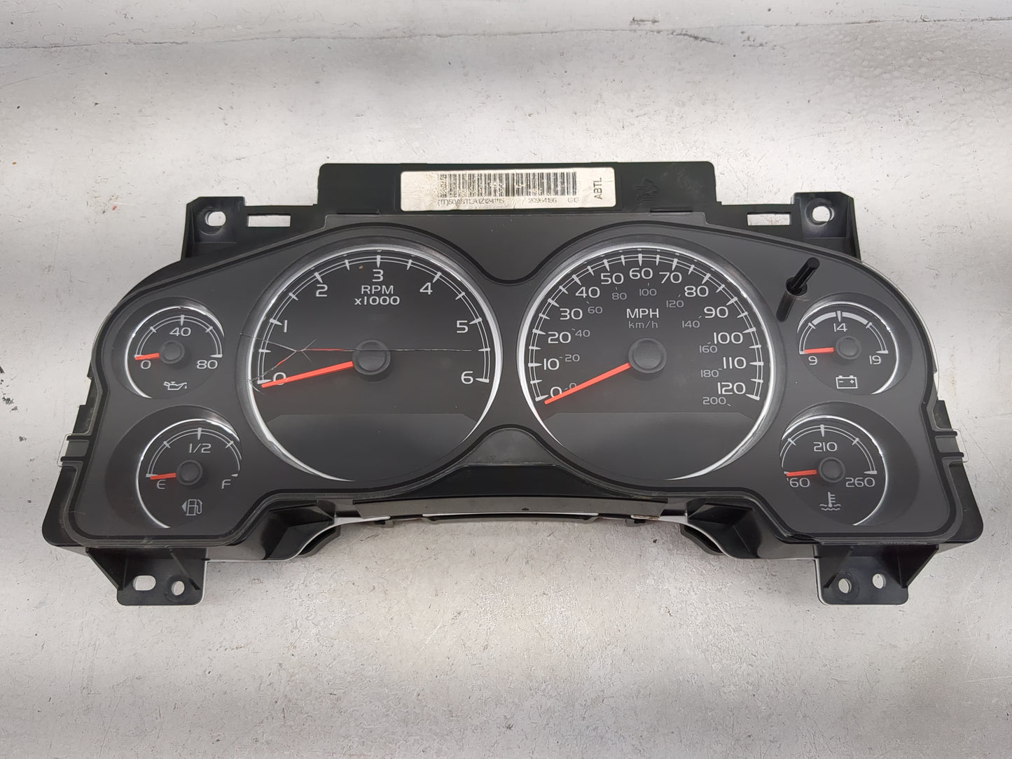 2012-2014 Gmc Yukon Instrument Cluster Speedometer Gauges Miles: Fits Fits 2012 2013 2014 OEM Used Auto Parts - Oemusedautop