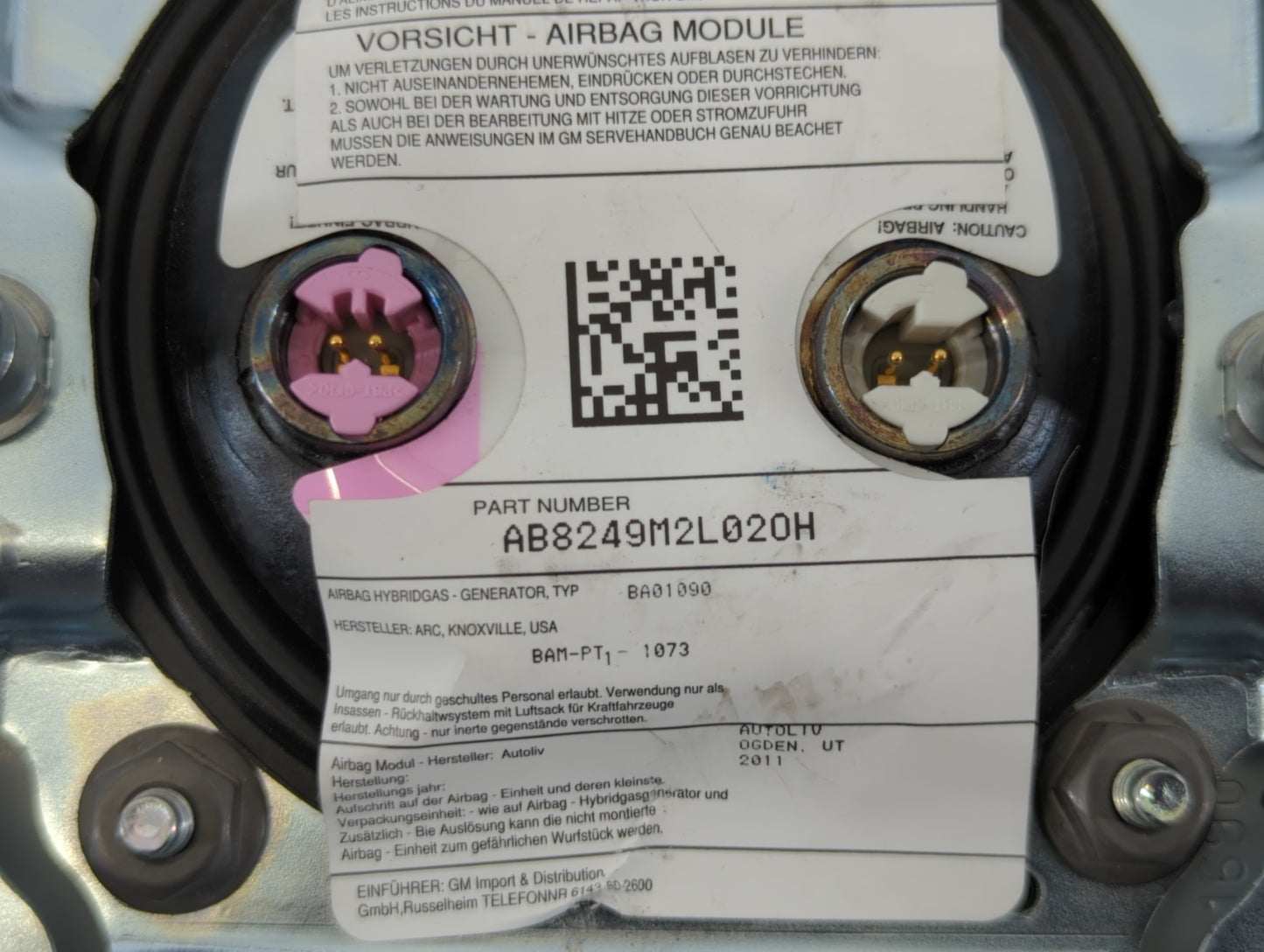 Gmc Yukon Xl Air Bag Passenger Right Dashboard Oem - Oemusedautoparts1.com