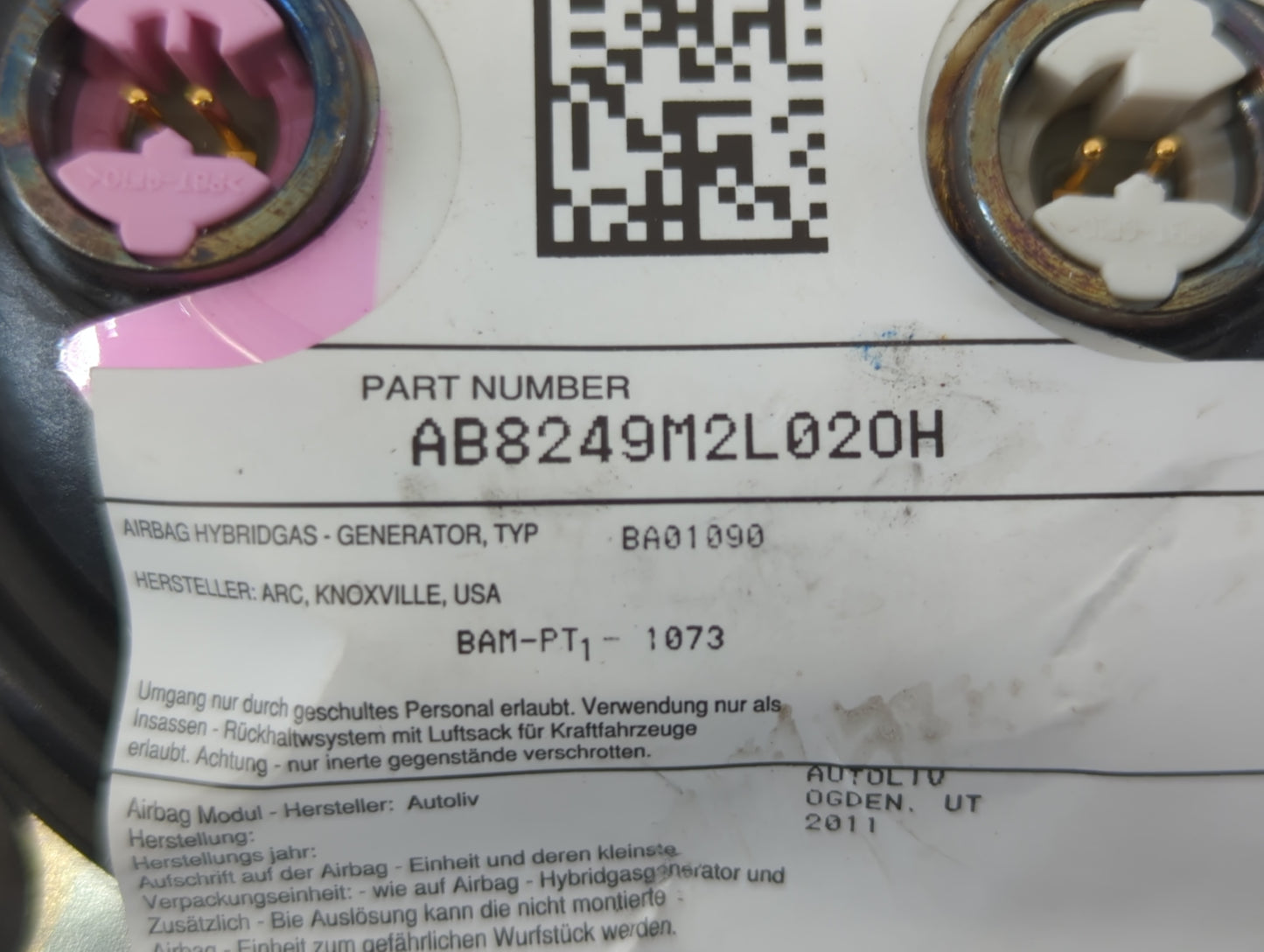 Gmc Yukon Xl Air Bag Passenger Right Dashboard Oem - Oemusedautoparts1.com