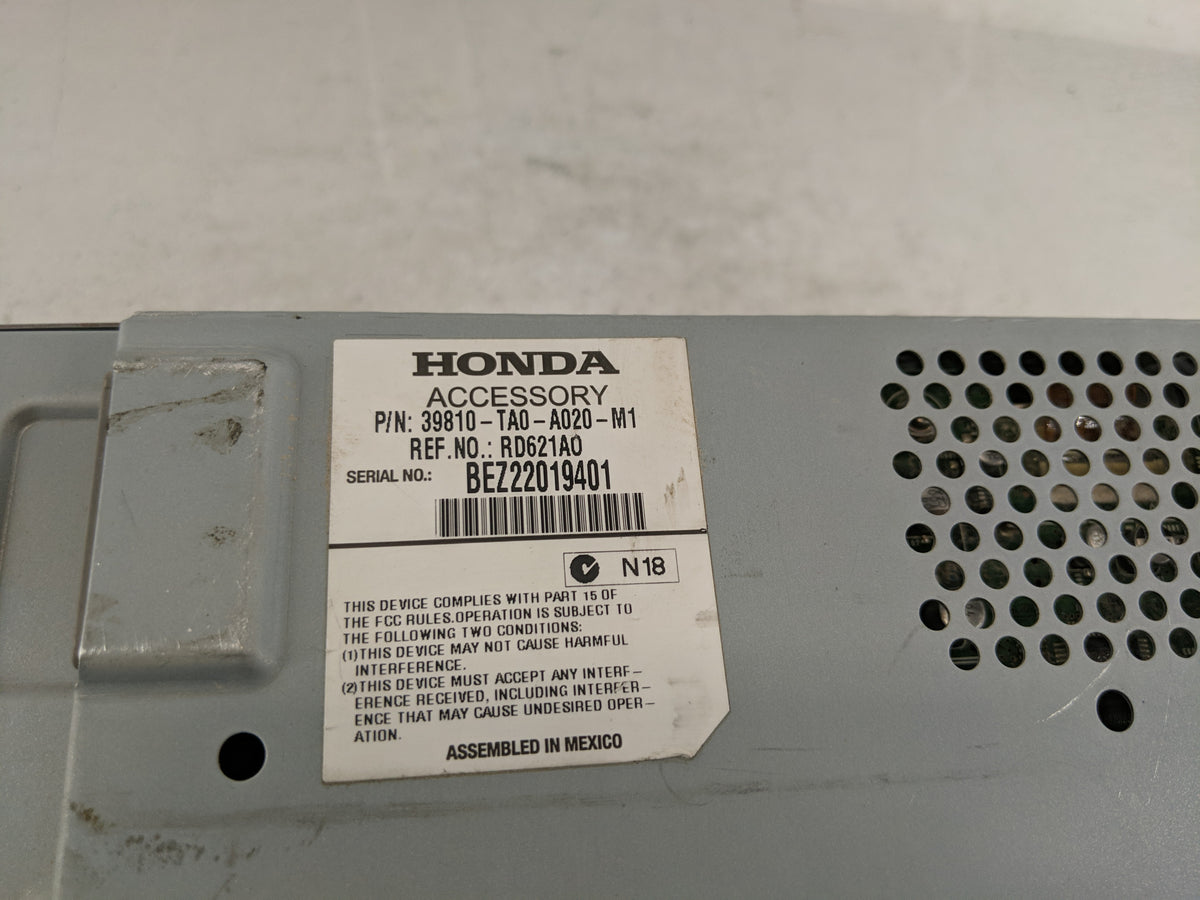 2011-2012 Honda Accord Information Radio Display Screen 1186921 - Oemusedautoparts1.com