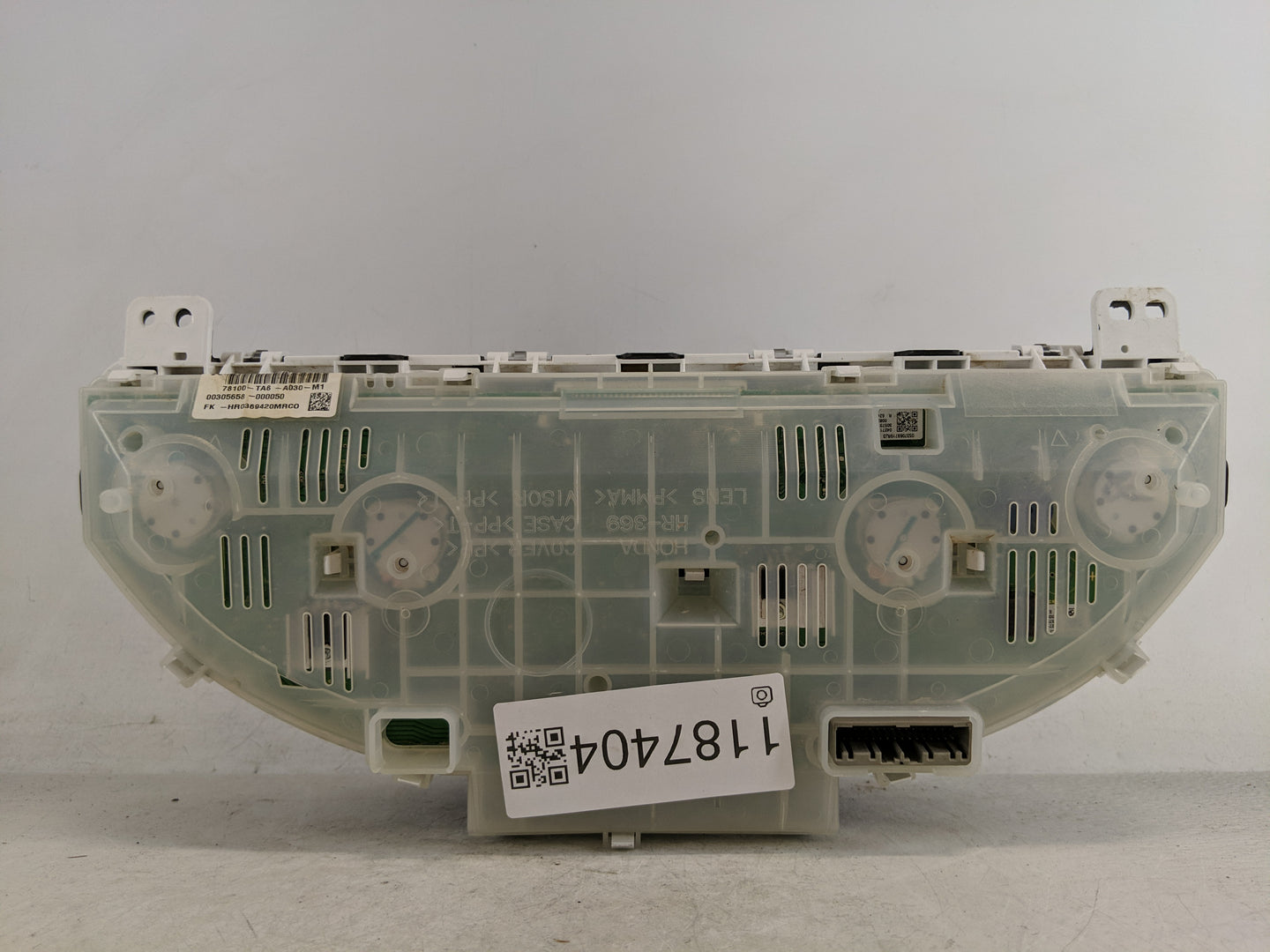 2008 Honda Accord Instrument Cluster Speedometer Gauges P/N:78100-TA6-A030-M1 Fits OEM Used Auto Parts - Oemusedautoparts1.c