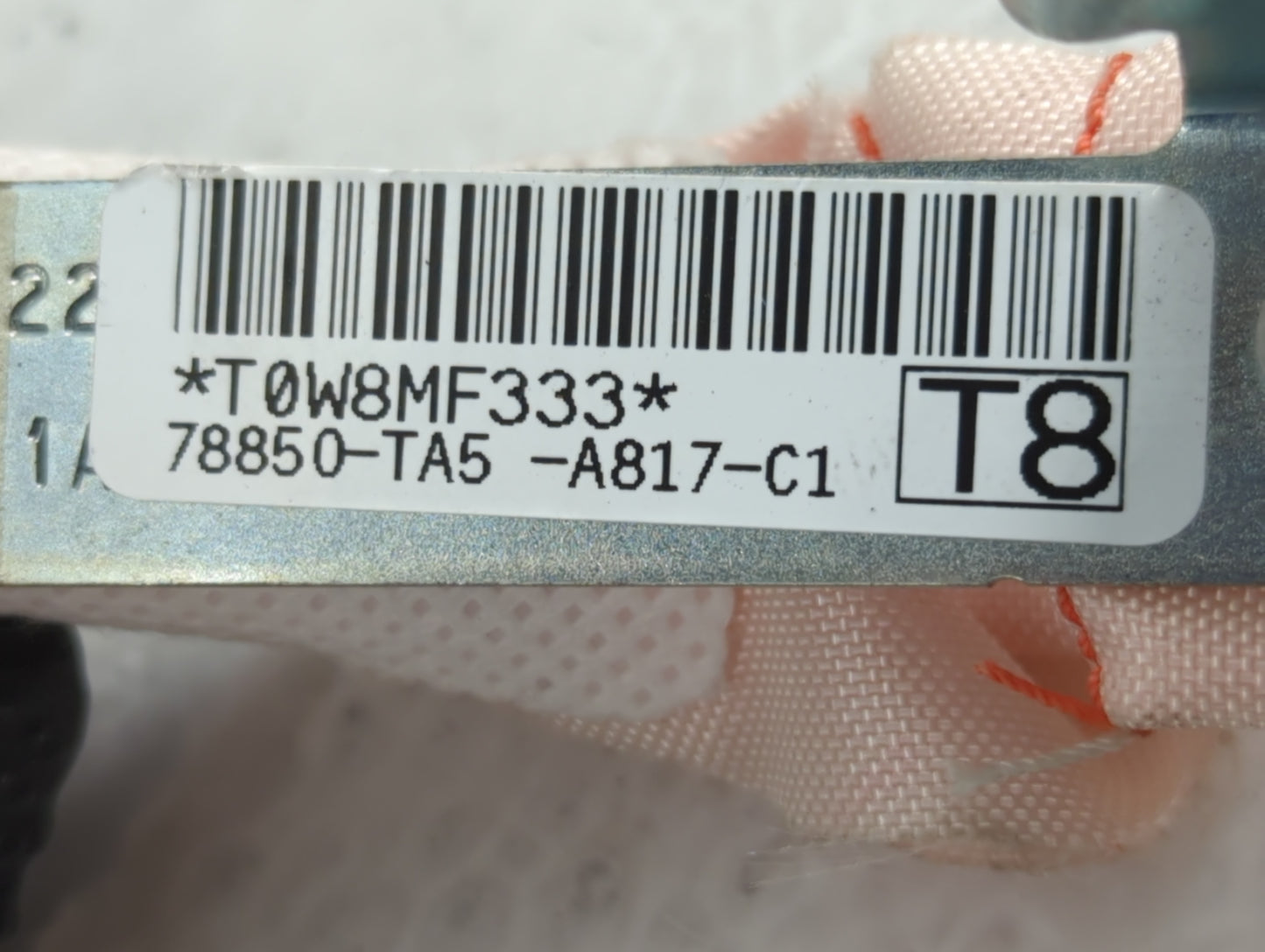 2008-2008 Honda Accord Driver Curtain Air Bag Oem - Oemusedautoparts1.com