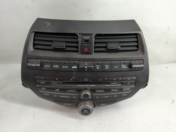 2011 Honda Accord Climate Control Module Temperature AC/Heater Replacement P/N:77260TA6 Fits OEM Used Auto Parts - Oemusedau