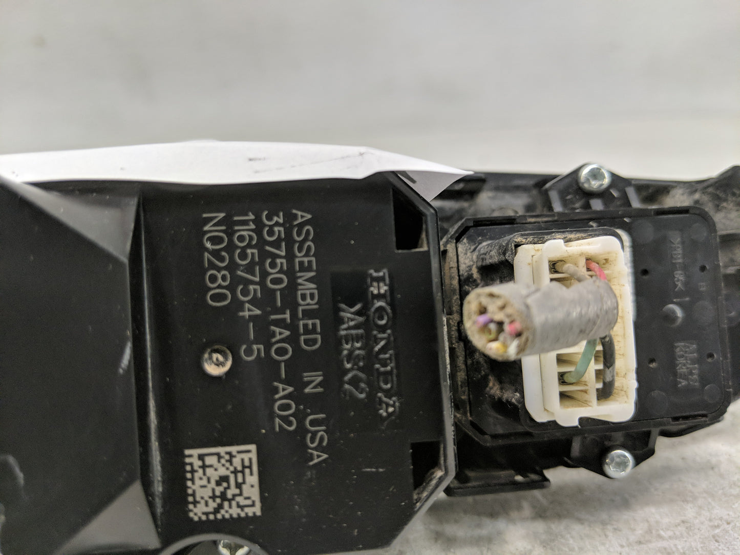 2008-2012 Honda Accord Master Power Window Switch Replacement Driver Side Left Fits Fits 2008 2009 2010 2011 2012 OEM Used A