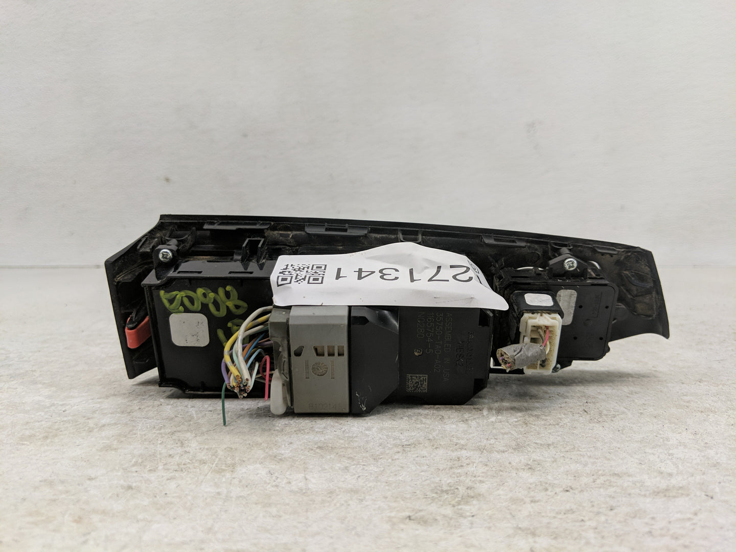 2008-2012 Honda Accord Master Power Window Switch Replacement Driver Side Left Fits Fits 2008 2009 2010 2011 2012 OEM Used A