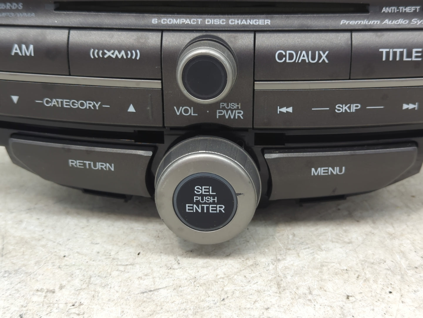 2010-2012 Honda Accord Radio AM FM Cd Player Receiver Replacement P/N:39100-TA0-L621-M1 DEX-7107ZHS2 Fits Fits 2010 2011 201