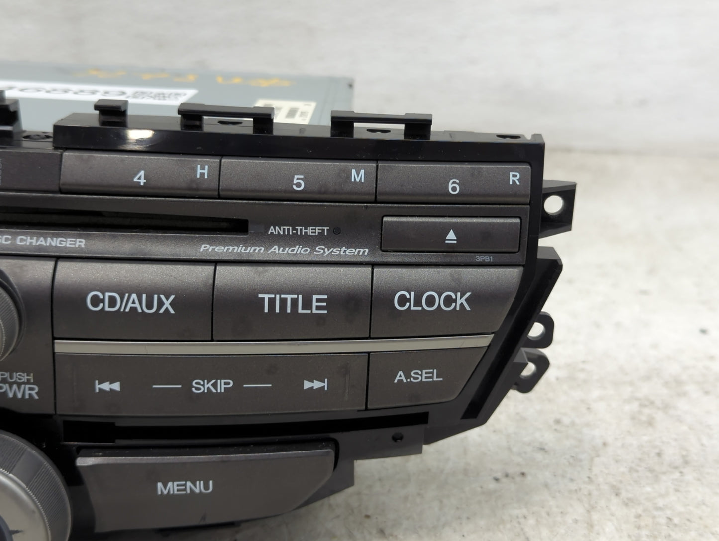2010-2012 Honda Accord Radio AM FM Cd Player Receiver Replacement P/N:39100-TA0-L621-M1 DEX-7107ZHS2 Fits Fits 2010 2011 201