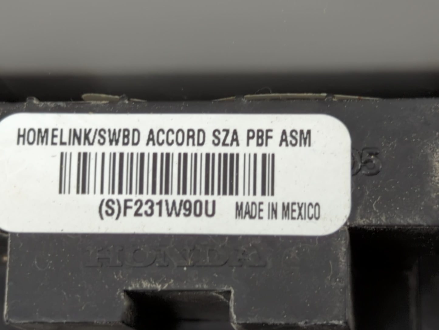 2011 Honda Accord Overhead Roof Console - Oemusedautoparts1.com