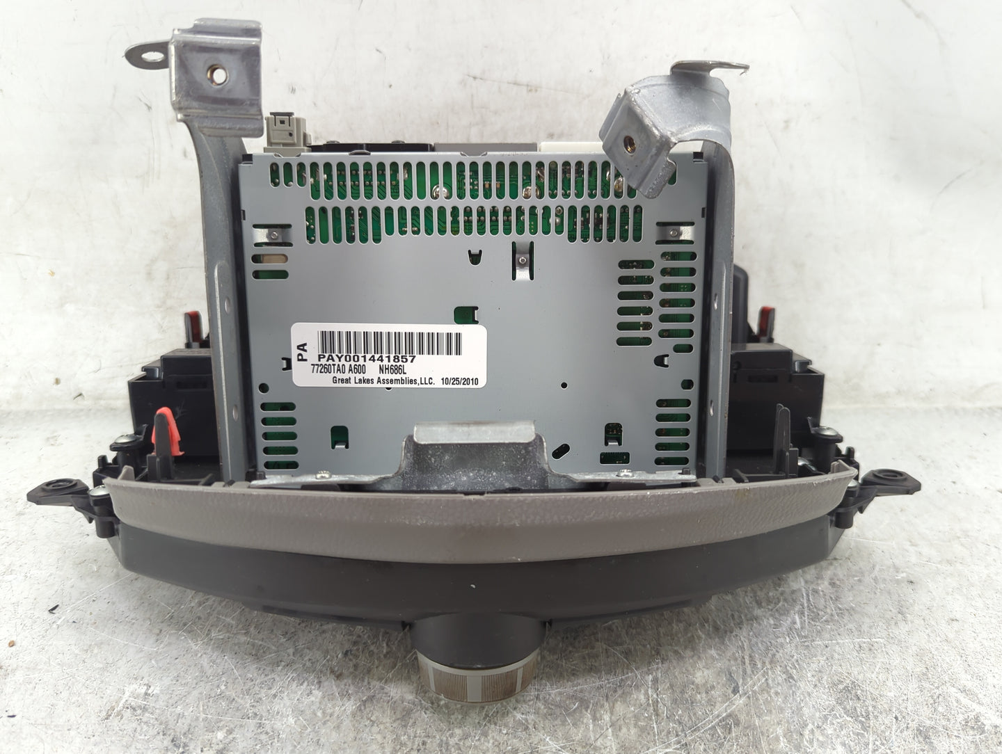 2008-2012 Honda Accord Radio AM FM Cd Player Receiver Replacement P/N:77260TA0A600 Fits Fits 2008 2009 2010 2011 2012 OEM Us