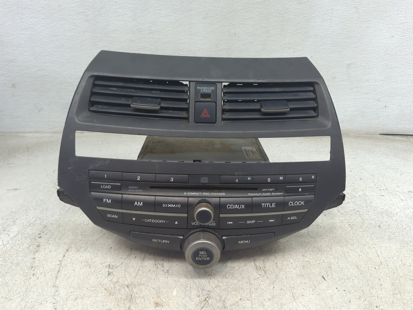 2010-2012 Honda Accord Radio AM FM Cd Player Receiver Replacement P/N:DEX0907ZHXNUC 027361, 77260TA6A500 Fits Fits 2010 2011
