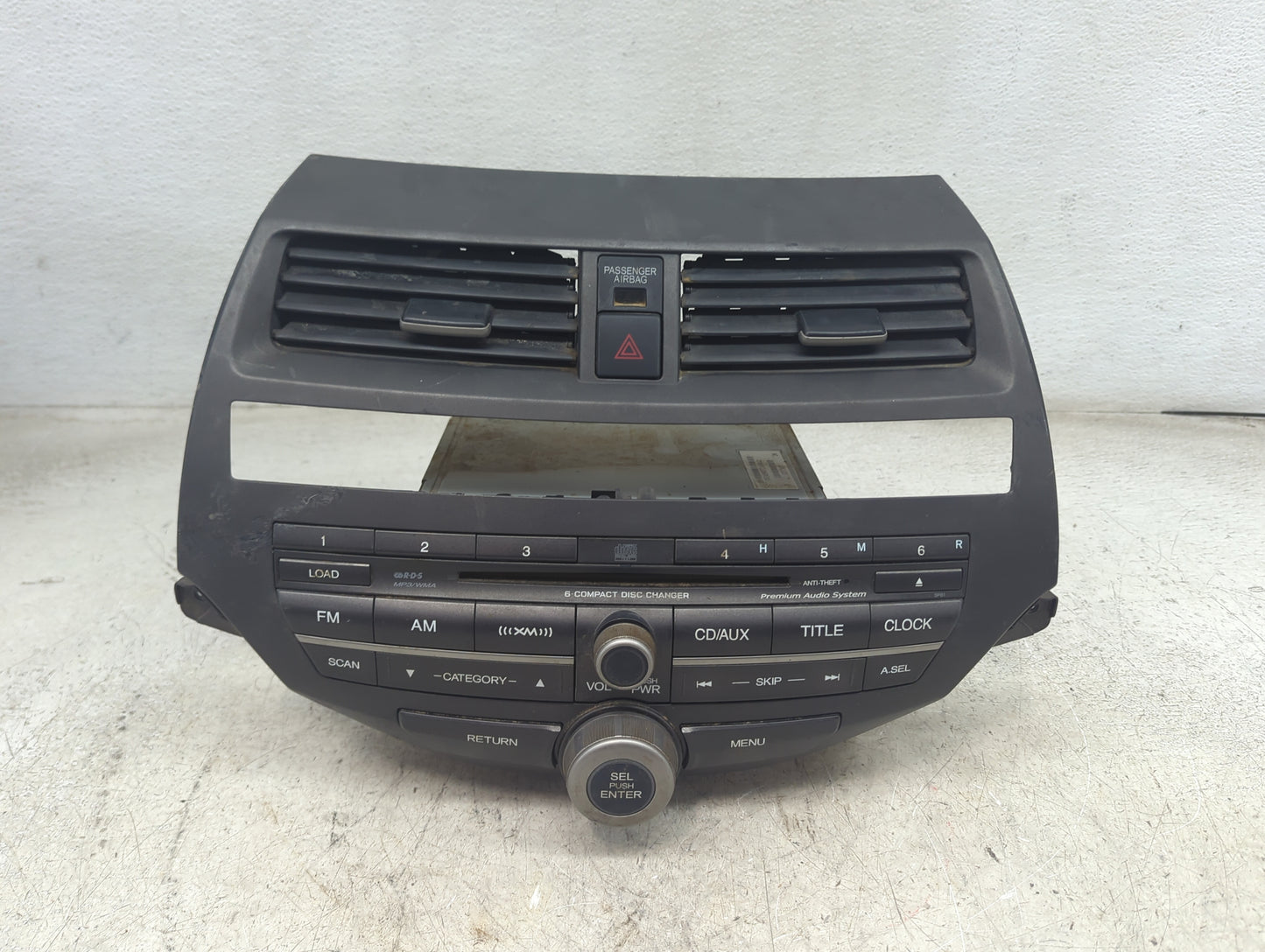 2010-2012 Honda Accord Radio AM FM Cd Player Receiver Replacement P/N:DEX0907ZHXNUC 027361, 77260TA6A500 Fits Fits 2010 2011